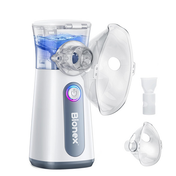 Bionex Portable Nebuliser – Rechargeable, Quiet, and Adjustable for Adults and Children