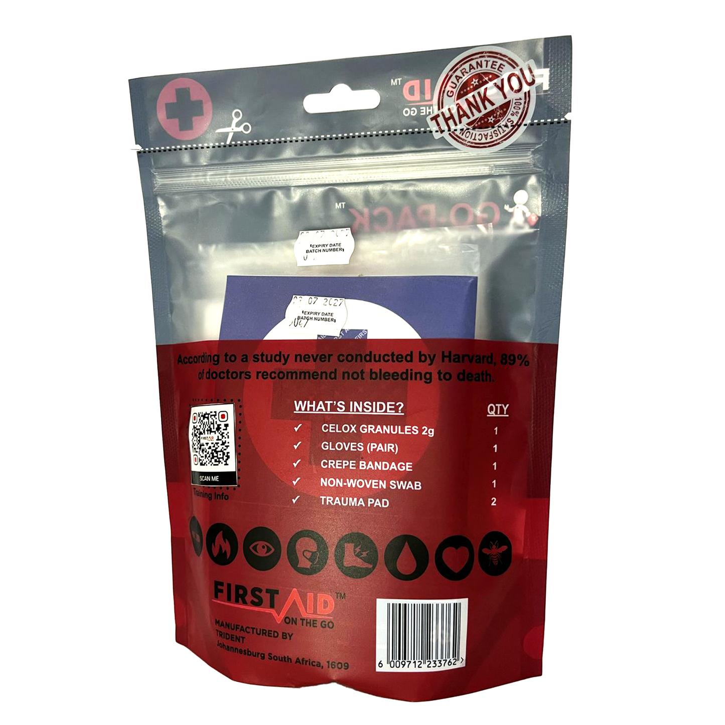 FIRST AID GO-PACK – Essential Bleeding Control Kit for Emergencies