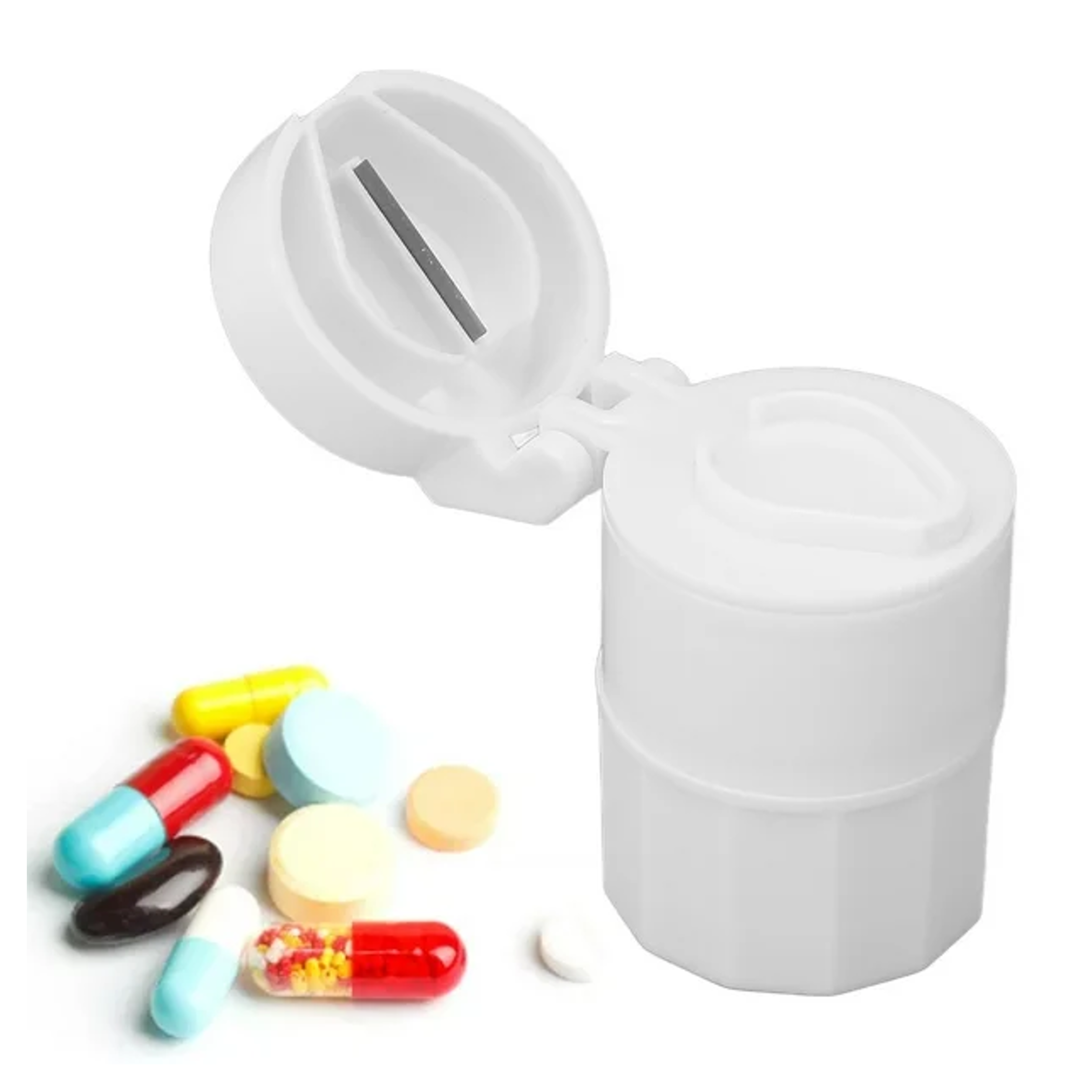 Pill Crusher & Cutter – Precision Pill Splitter for Easy Medication Management!