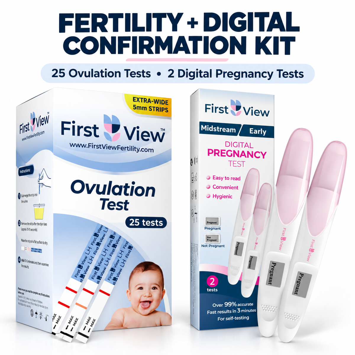 FirstView Women's Fertility & Digital Confirmation Kit