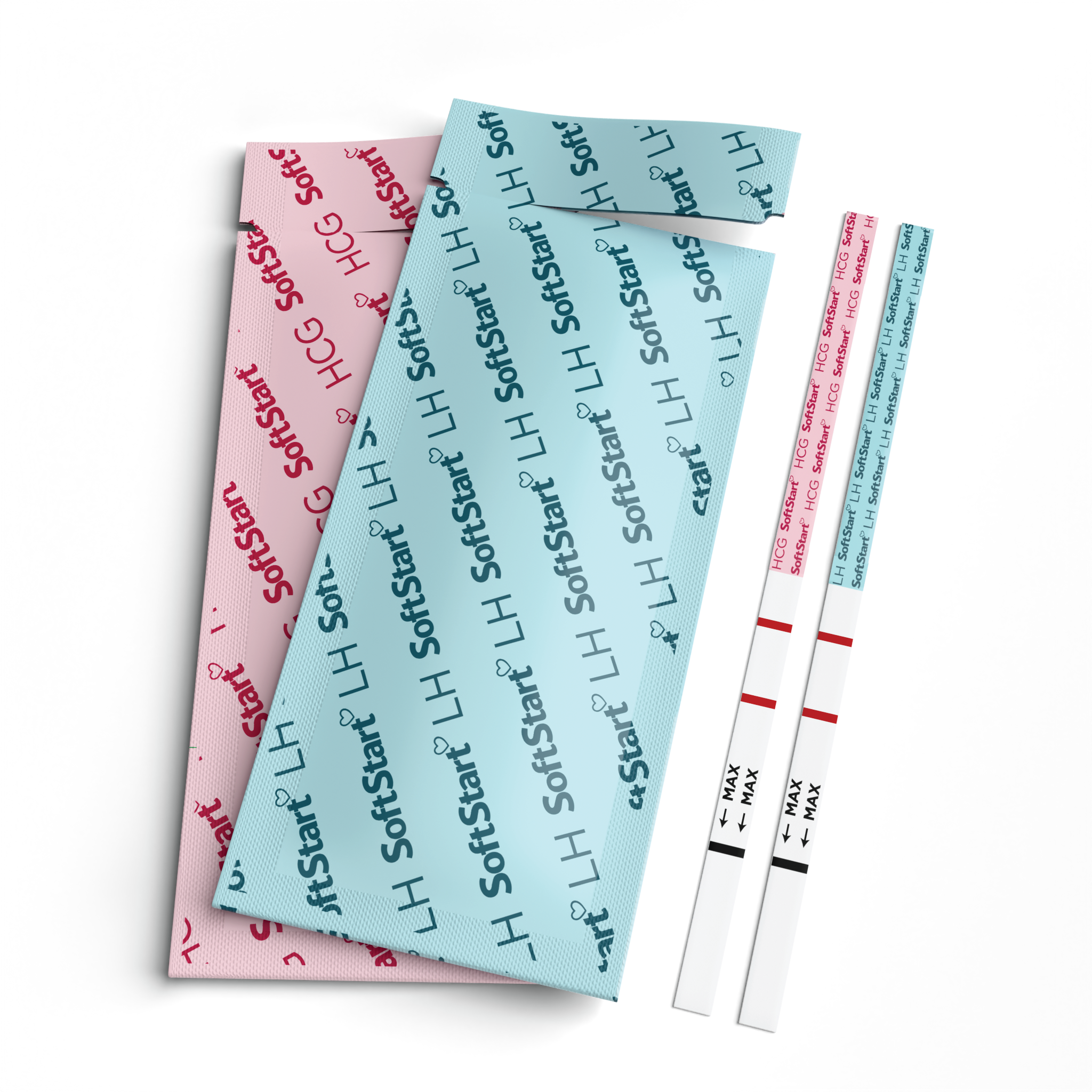 SoftStart - 60 Ovulation Strips & 25 Pregnancy Test Strips combo kit