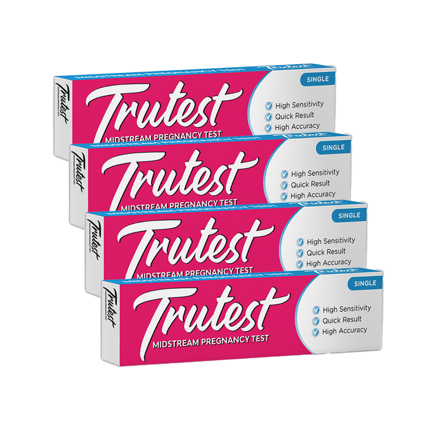 Trutest Midstream Pregnancy Test 4's