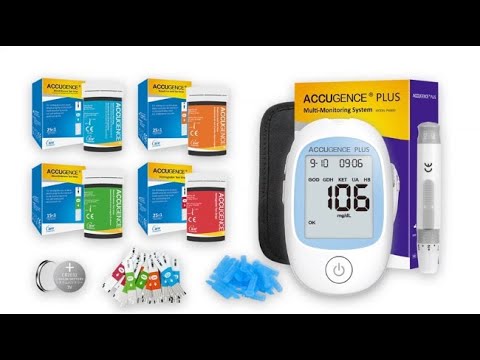 Accugence - Ketone, Hemoglobin and Uric Acid Test Kit
