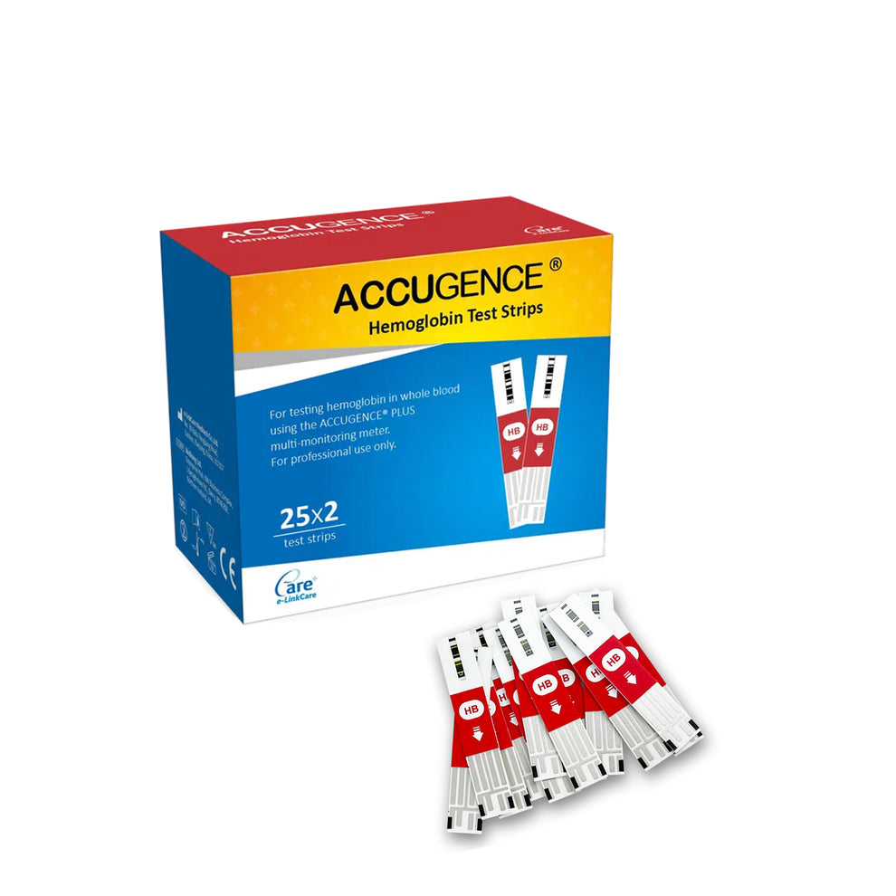 Accugence Hemoglobin Blood Test Strips (50) Homedoc