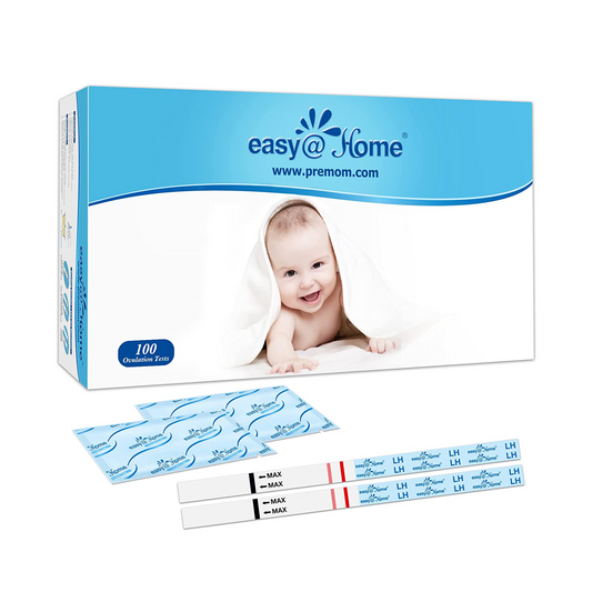 Easy@Home - 100 x Ovulation Test Strips, Ovulation Predictor Kit