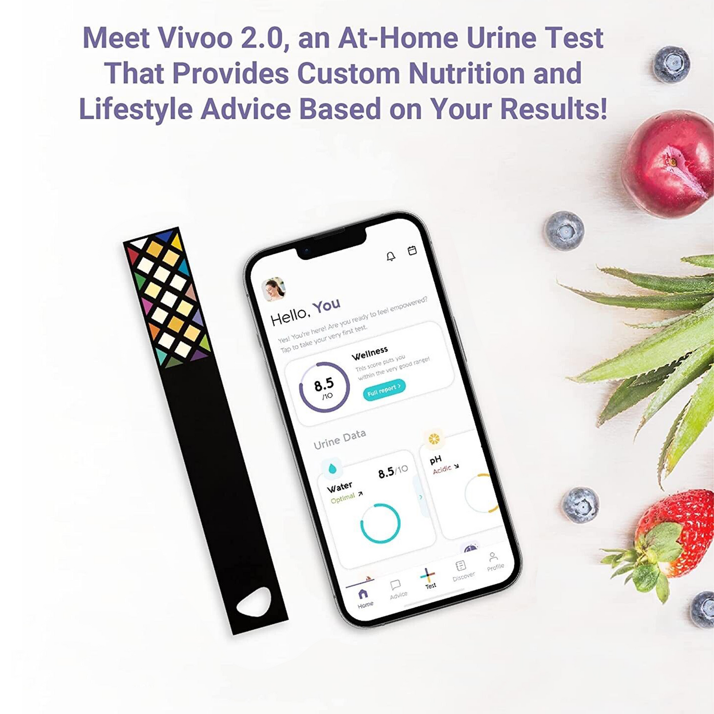 VIVOO V3 Advanced Urine Test (4 Tests)